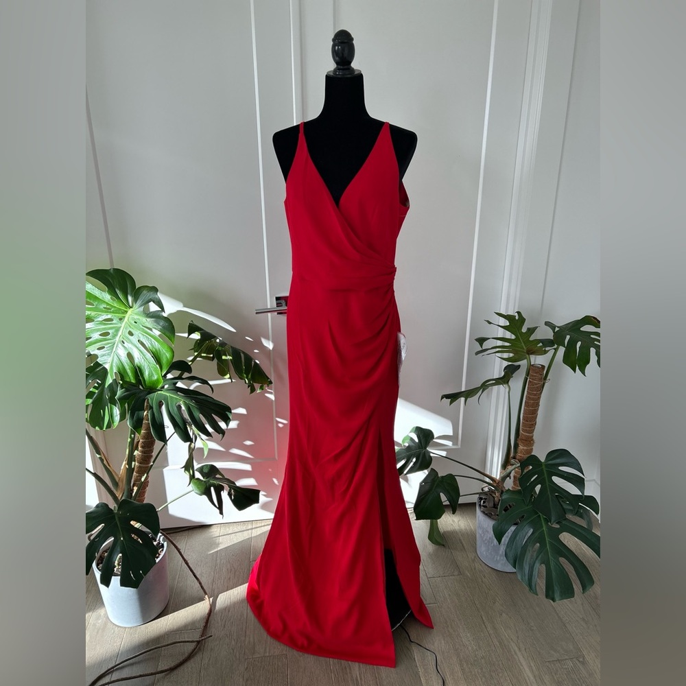 Sexy Red gown Dress the Population size XL New with tags - Picture 3 of 10